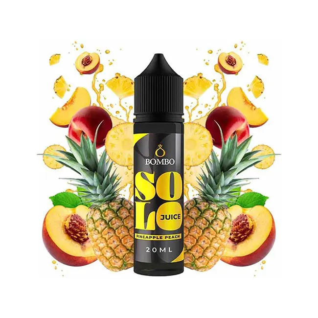 bombo_solo_juice_pineapple_peach_20ml_60ml.webp Solo Juice Pineapple Peach